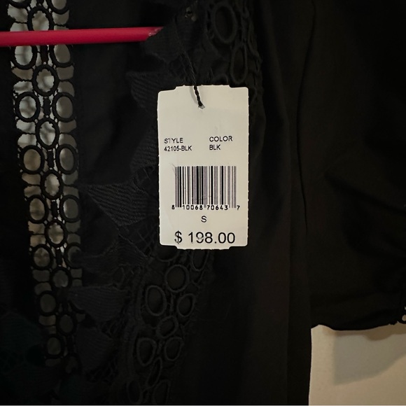 Anthropologie Black Lace Swim Dress - Picture 5 of 5